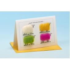 S136 Sheep Card-JUST FOUR EWES