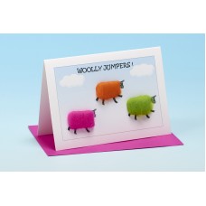 S154 Sheep Card-WOOLLY JUMPERS