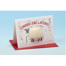 S155 Sheep Card-CONGRAT-EWE-LATIONS