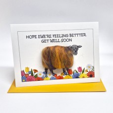 S177 Sheep Card-GET WELL SOON